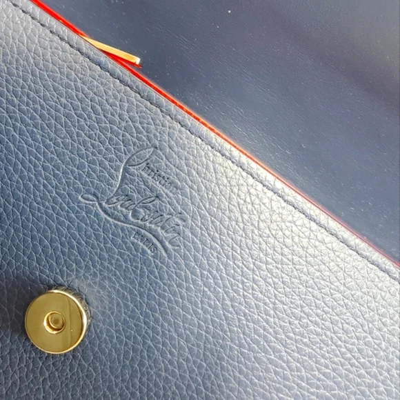 NWT$1,050 Christian Louboutin Logo Crossbody Explorafunk Wallet On Chain Unisex - Picture 13 of 16